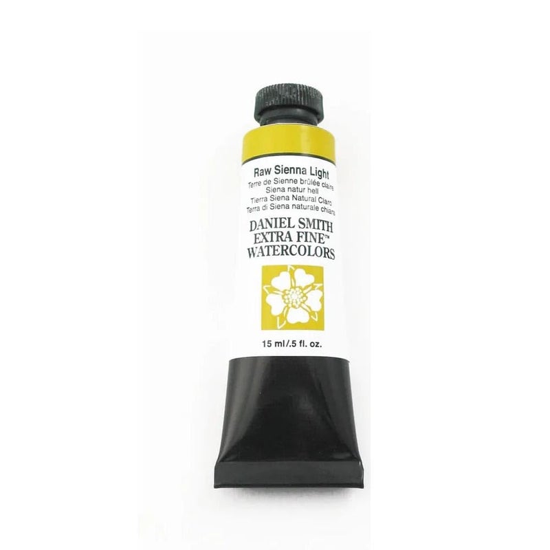 Daniel Smith Extra Fine Watercolor Paint, 15ml Tube, Raw Sienna Light, 284600233 - Image 1